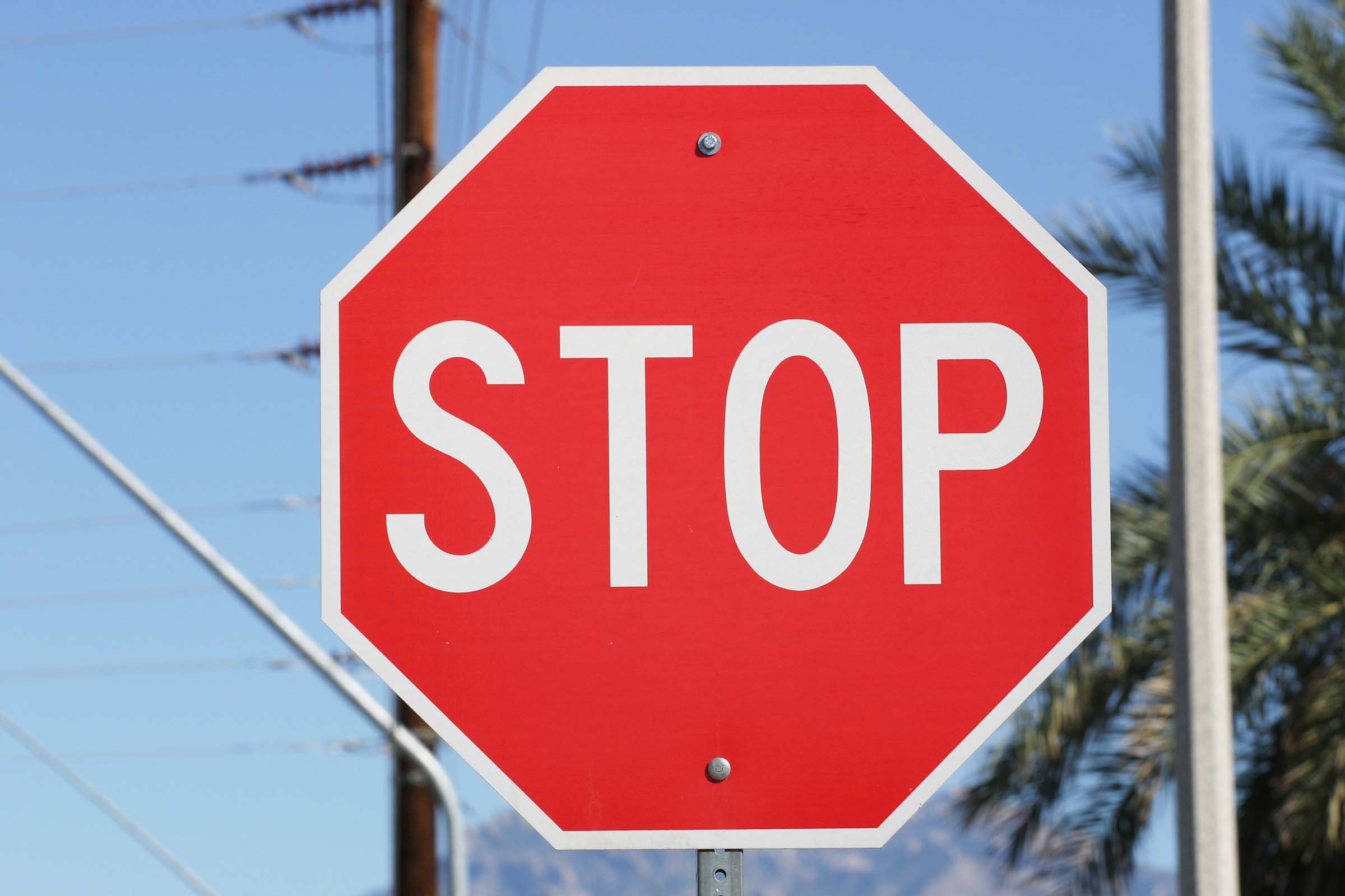 stop sign